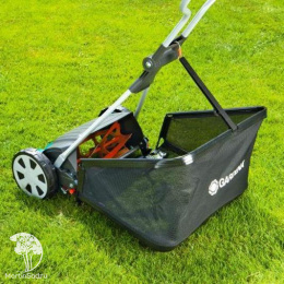 Газонокосилка барабанная механическая Gardena 400C Comfort (ширина 40см, 12-42мм, рукоятки эрго)