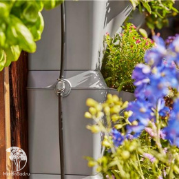 Комплект микрокапельного полива Gardena для вертикального садоводства для 9 горизонтальных емкостей (шланг сочащийся (3/16″), адаптер для микрокапельной системы, штуцер)