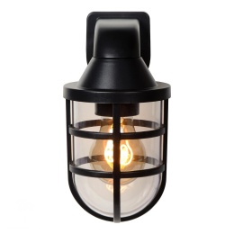 LEWIS Walllight Outside E27 Black