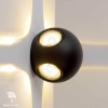 YUPLA Wall Light LED 4x2W IP65 3000K Black фото 1 