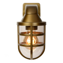 LEWIS Walllight Outside E27 Satin Brass