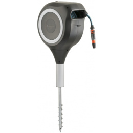 18616-20.000.00 Катушка со шлангом свободного размещения автоматическая 20м GARDENA RollUp M (белый цвет)