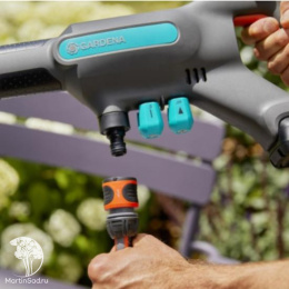 Аккумуляторная мойка высокого давления Gardena AquaClean 24/18V P4A с резервуаров для воды