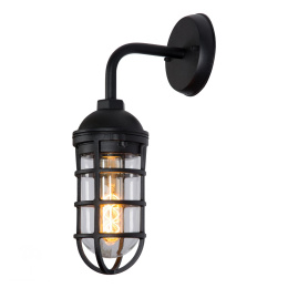LIMAL Wall Light Outside 1xE27/60W Black