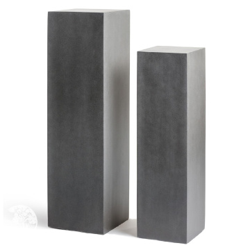 Фото Кашпо TREEZ Effectory - серия Beton - Колонна - Тёмно-серый бетон