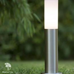 KIBO Post IP44 H45,5cm E27 Satin Chrome