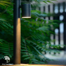 ARNE-LED Post H50cm 1xGU10/5W 350LM 2700K Black