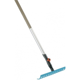 03024-36.000.00 Комплект: Грабли Gardena 30 см (насадка для комбисистемы) + Рукоятка деревянная Gardena 130 см