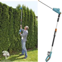 Телескопические ножницы для живой изгороди аккумуляторные Gardena THS 42/18V P4A Готовый к использованию комплект