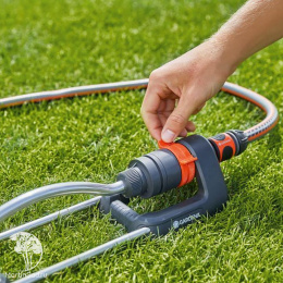 Комплект: Дождеватель осциллирующий Gardena Aqua S + Таймер подачи воды 1169-20 Gardena Promo Display