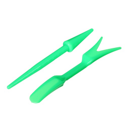 Набор, 4 предмета: конус - 2 шт., сеялка, пикировщик, пластик