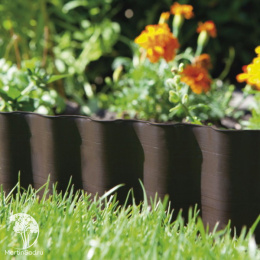 Бордюр черный 20 см , длина 9 м Gardena