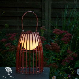 FJARA Led Table Lamp Rustbrown