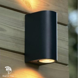 BOOGY Wall Light 2xGU10 excl. IP44 H15cm Anthracit