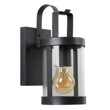 Фото LINDELO Wall Light IP23 E27 H28cm Black