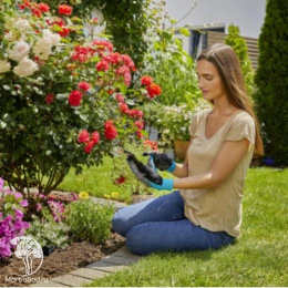 11512-20.000.00 Перчатки садовые для работы с почвой Gardena, размер L