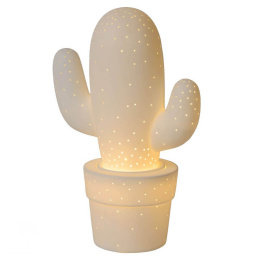 CACTUS Table Lamp Ceramic E14 H30.5 Ø20cm White