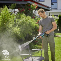 Аккумуляторная мойка высокого давления Gardena AquaClean 24/18V P4A с резервуаров для воды