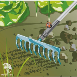 Грабли 25 см (насадка для комбисистемы) Gardena