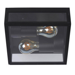 DUKAN Outside Ceiling light 2xE27/15W Black