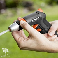 Комплект: Пистолет-наконечник для полива Gardena Premium + Коннектор с автостопом GardenaPremium