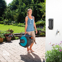 Катушка со шлангом настенная автоматическая Gardena Comfort 35