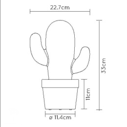 CACTUS Table Lamp LED 2W IP44 H33cm dimm 2700K