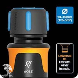 Коннектор с автостопом 13-15мм (1/2-5/8&quot;)