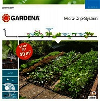 Шланг сочащийся 13 мм (1/2”) 40 м с фитингами Gardena