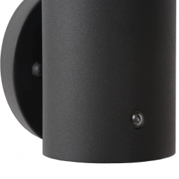 SOLID Wall Light IP54+ Sensor E27 H25 W15cm Anthra