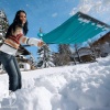 Лопата Gardena для уборки снега 50 см c пластиковой кромкой фото 1 