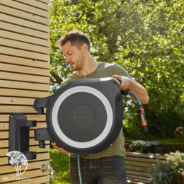 18627-20.000.00 Катушка со шлангом настенная автоматическая 30м GARDENA RollUp L (белый цвет)