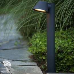 DINGO LED Bollard H70cm IP44 GU10/4.5W Anthracite