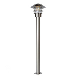 ZICO Lantern IP44 - 1xE27 H100 D21.8 Satin Chrome