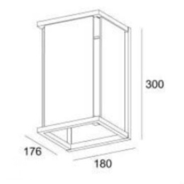 CLAIRE-LED  Wall Light IP54 1xE27 Max60W Anthracit