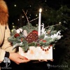 Набор для создания Новогодней композиции Снежный лотос фото 3 