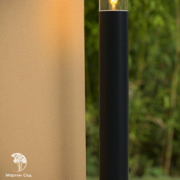 FEDOR Bollard Light E27/40W H79.5cm Black