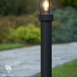 LORI Bollard E27 IP44 H80cm Anthracite