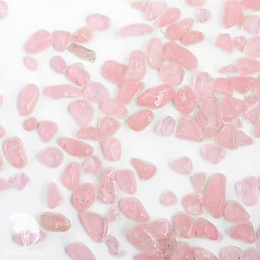 Камень натуральный, имитация &quot;Розовый кварц&quot;, 9-15 мм, 100 гр