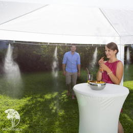 Шланг-распылитель Gardena, 10 м (диаметр 3.5 мм) с комплектом для подключения (6 микронасадок, 1 микронасадка с автостопом, 13 зажимов, 1 коннектор)