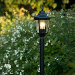 TIRENO Outdoor lighting post H120cm E27 Black