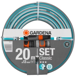 Шланг Gardena Classic 13 мм (1/2&quot;), 20 м: комплект с соединительными элементами