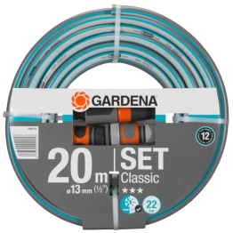 Фото Шланг Gardena Classic 13 мм (1/2"), 20 м: комплект с соединительными элементами