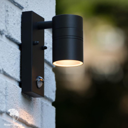 ARNE-LED Wall Light +IR 1xGU10/5W 2700K Black