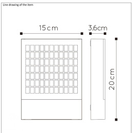 DIGIT Outdoor Wall lamp 3w /   Led 2700K Antracite