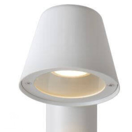 DINGO LED Bollard H70cm IP44 GU10/4.5W White