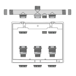 Коробка для клапана для полива V3