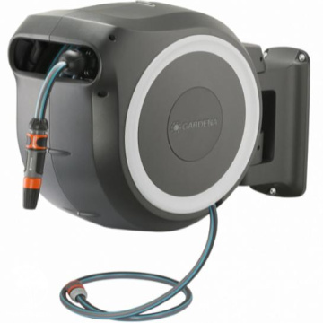 Фото 18622-20.000.00 Катушка со шлангом настенная автоматическая 25м GARDENA RollUp M/L (белый цвет)