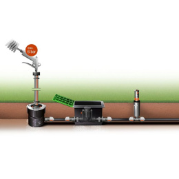 Коробка для клапана для полива V3