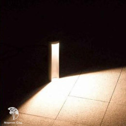 COMBO Post LED 7W IP54 3000K H65 D9cm Black